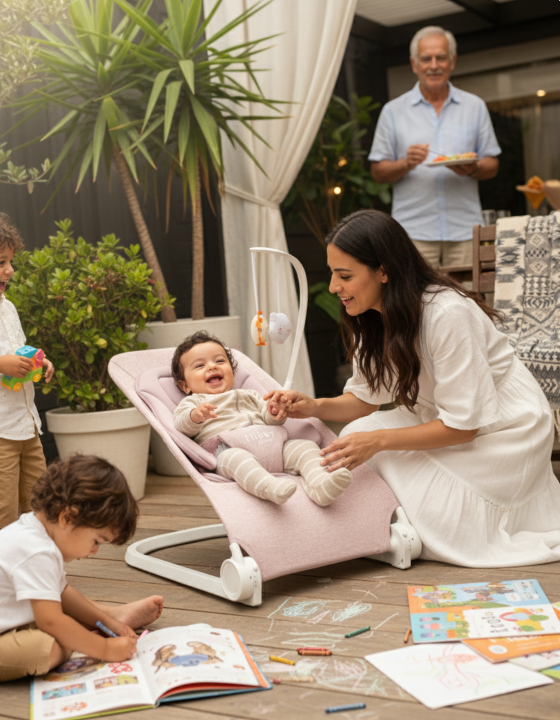 Hibby Bounce | The Hands-Free Helper Bouncer